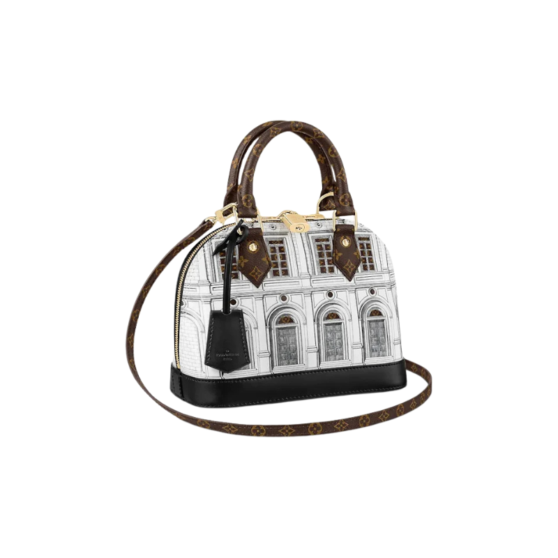 Louis Vuitton X Fornasetti Alma Bb Black/White