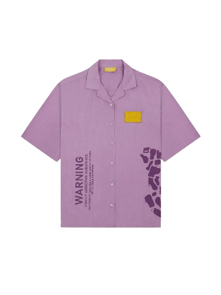 Candy Warning Shirt - Lavender