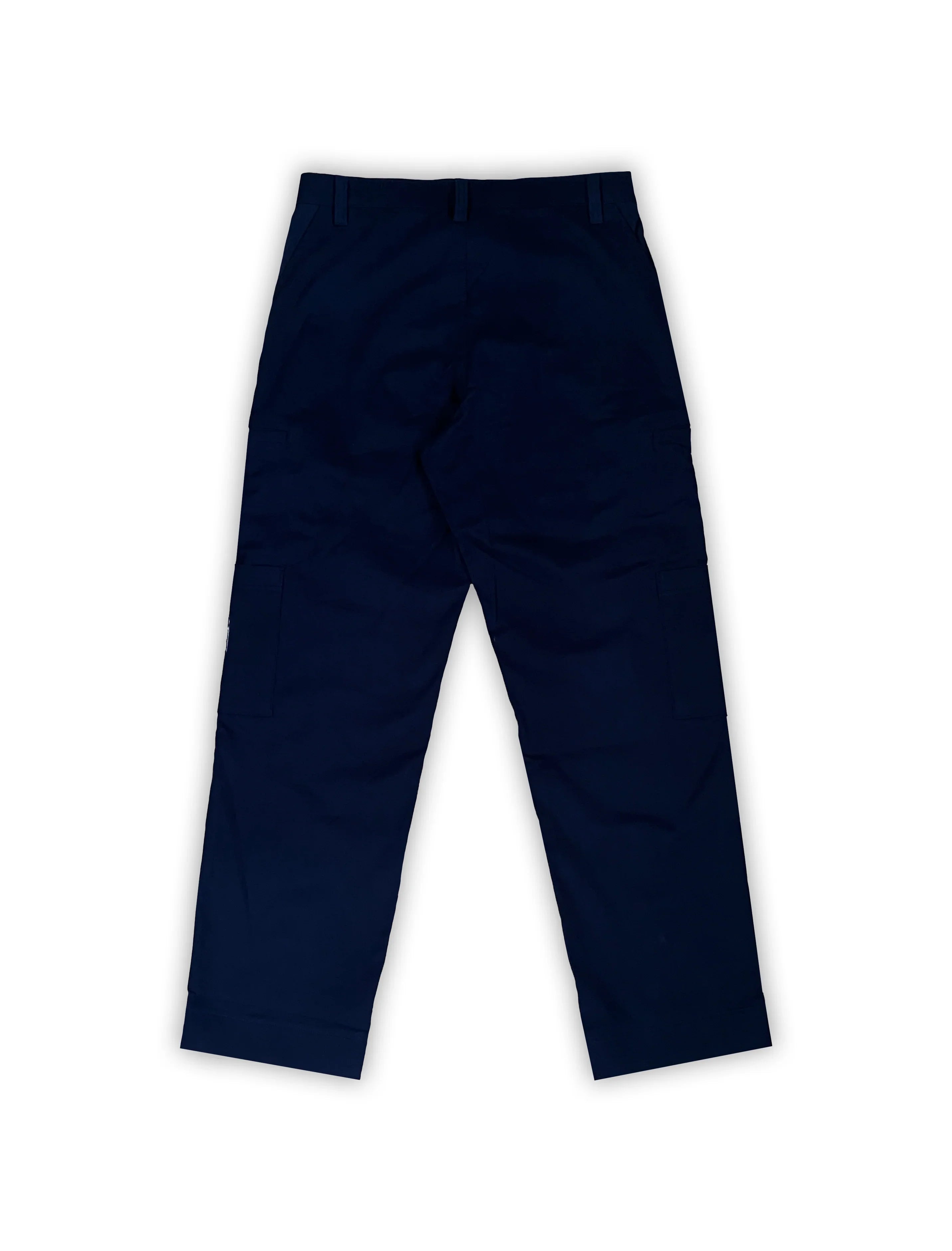 ZIP UP WORK PANTS IN NAVY BLUE