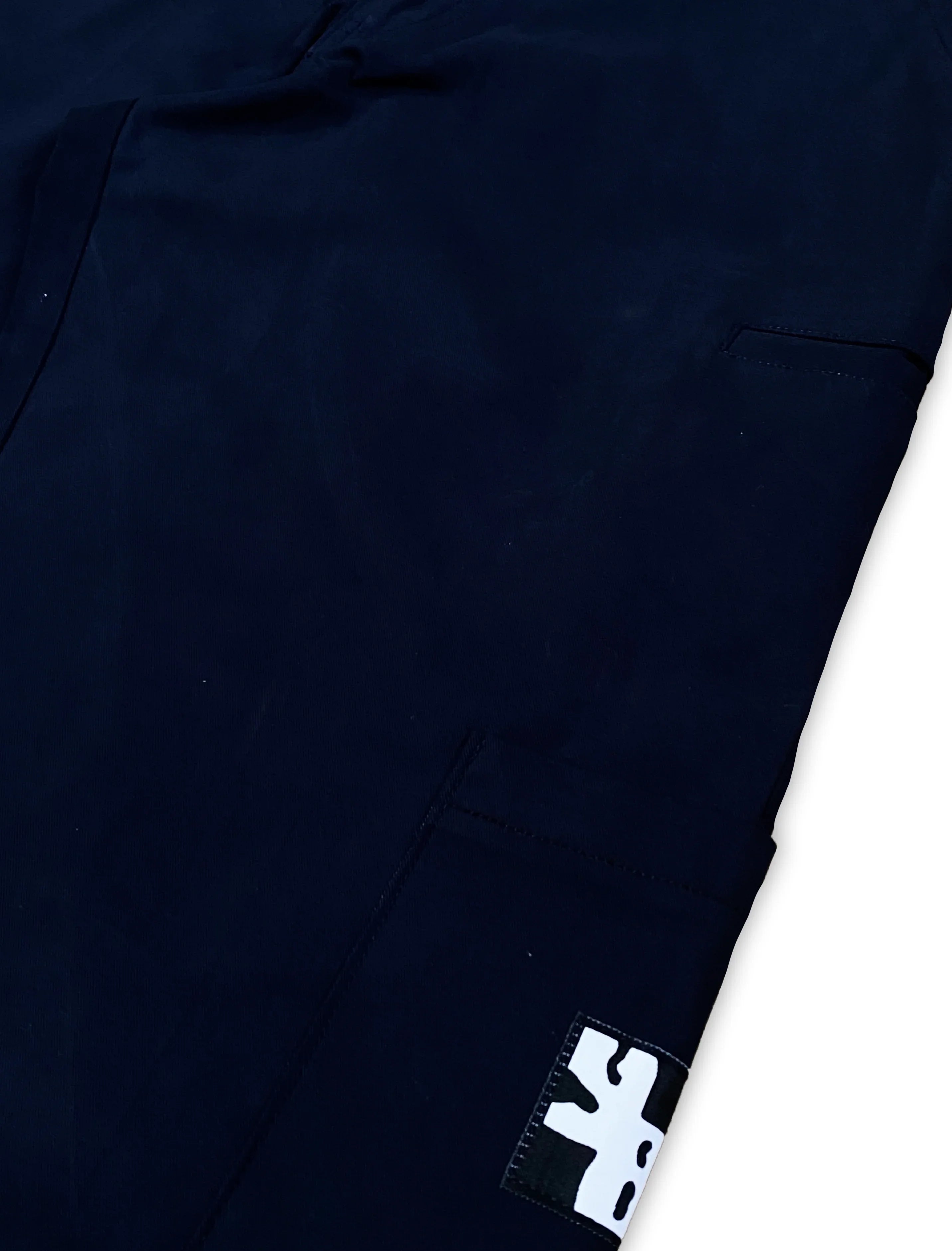 ZIP UP WORK PANTS IN NAVY BLUE