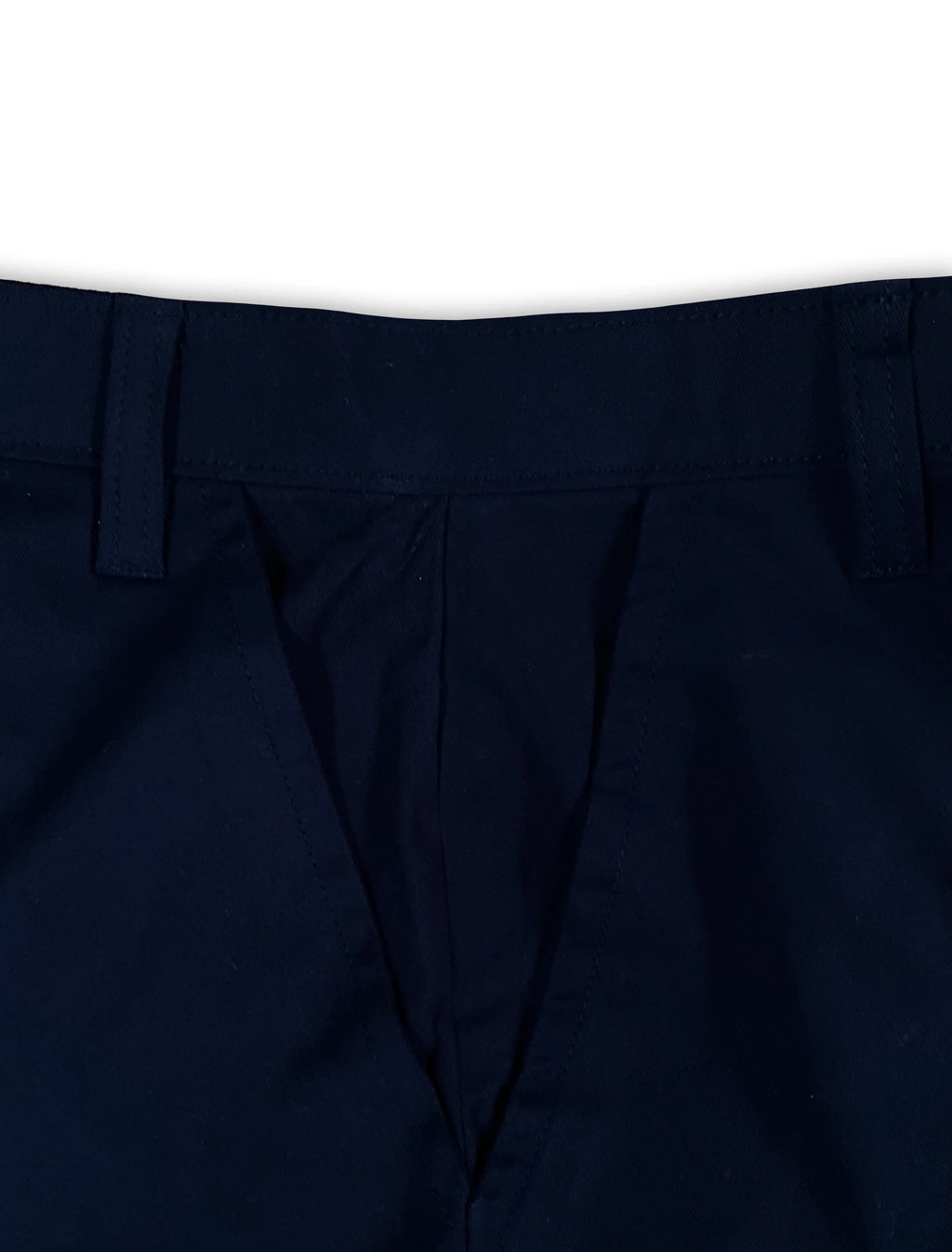 ZIP UP WORK PANTS IN NAVY BLUE