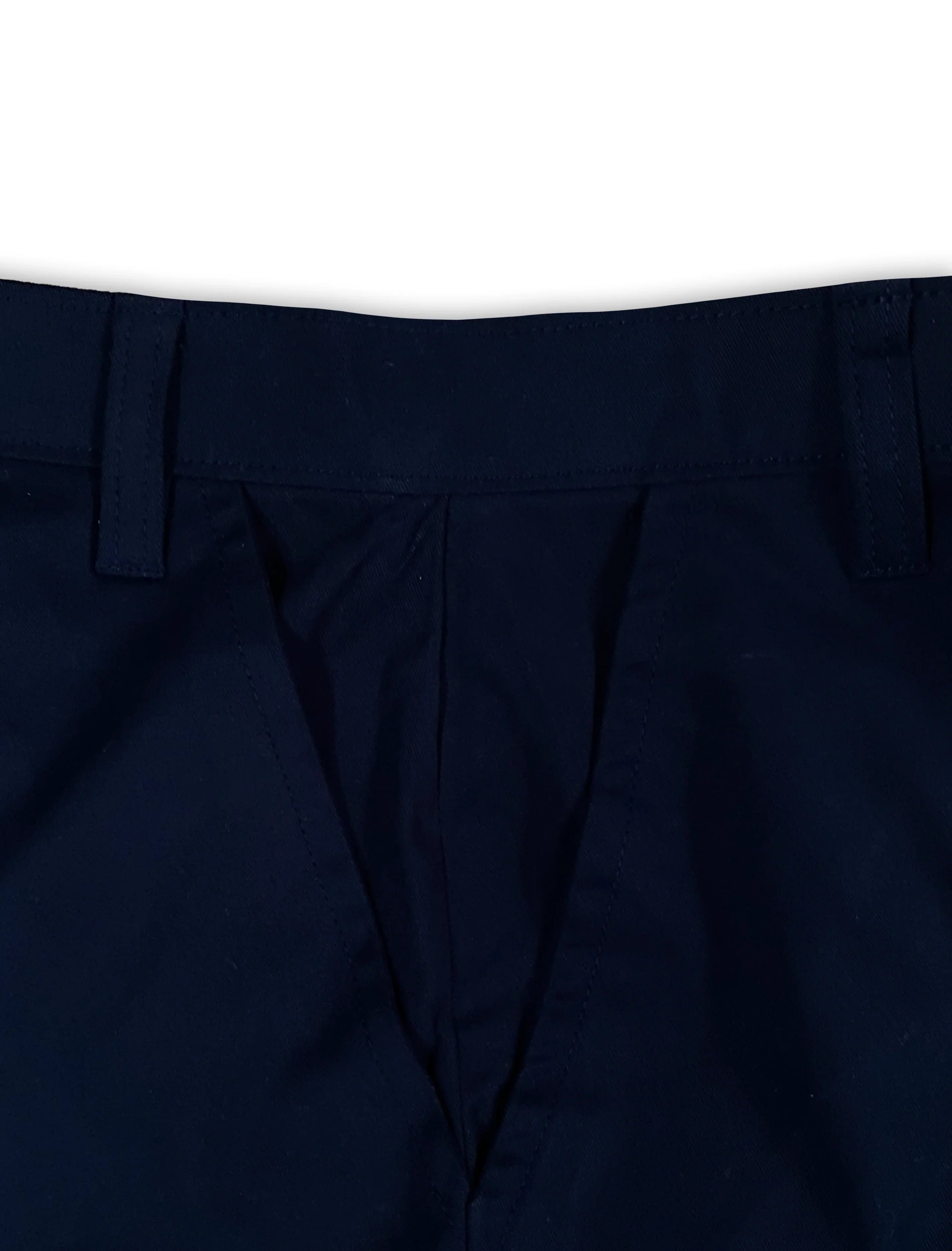 ZIP UP WORK PANTS IN NAVY BLUE