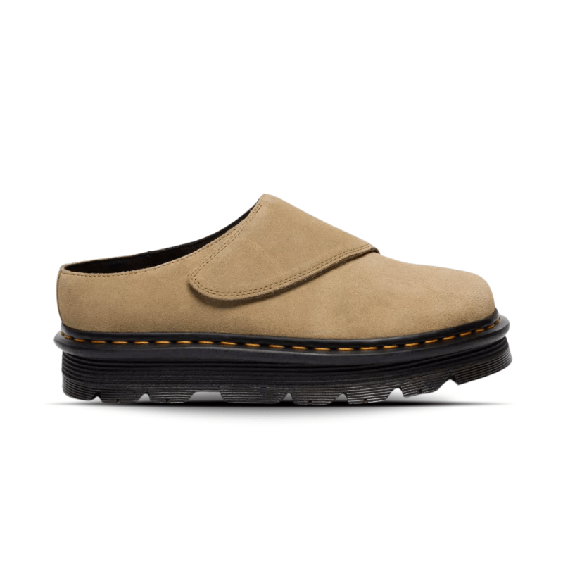 Dr Martens Zebzag AnyWair Suede Mules Savannah Tan