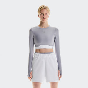 Train Long Sleeve Crop - Womens