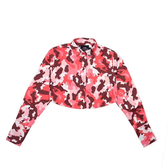 Winery Camo Cropped Shirt