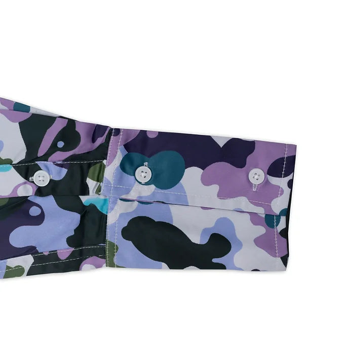 Bubblegum Camo Cropped Shirt