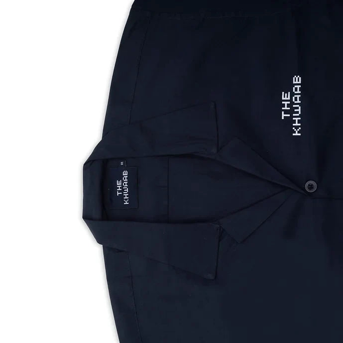 Navy Blue Revere Shirt