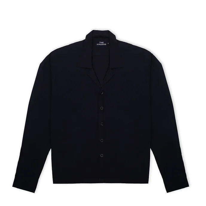 Navy Blue Revere Shirt