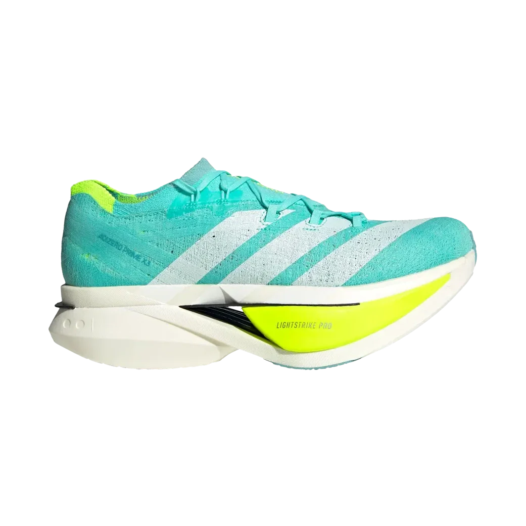 adidas Adizero Prime X 3.0 Strung Flash Aqua Lucid Lemon