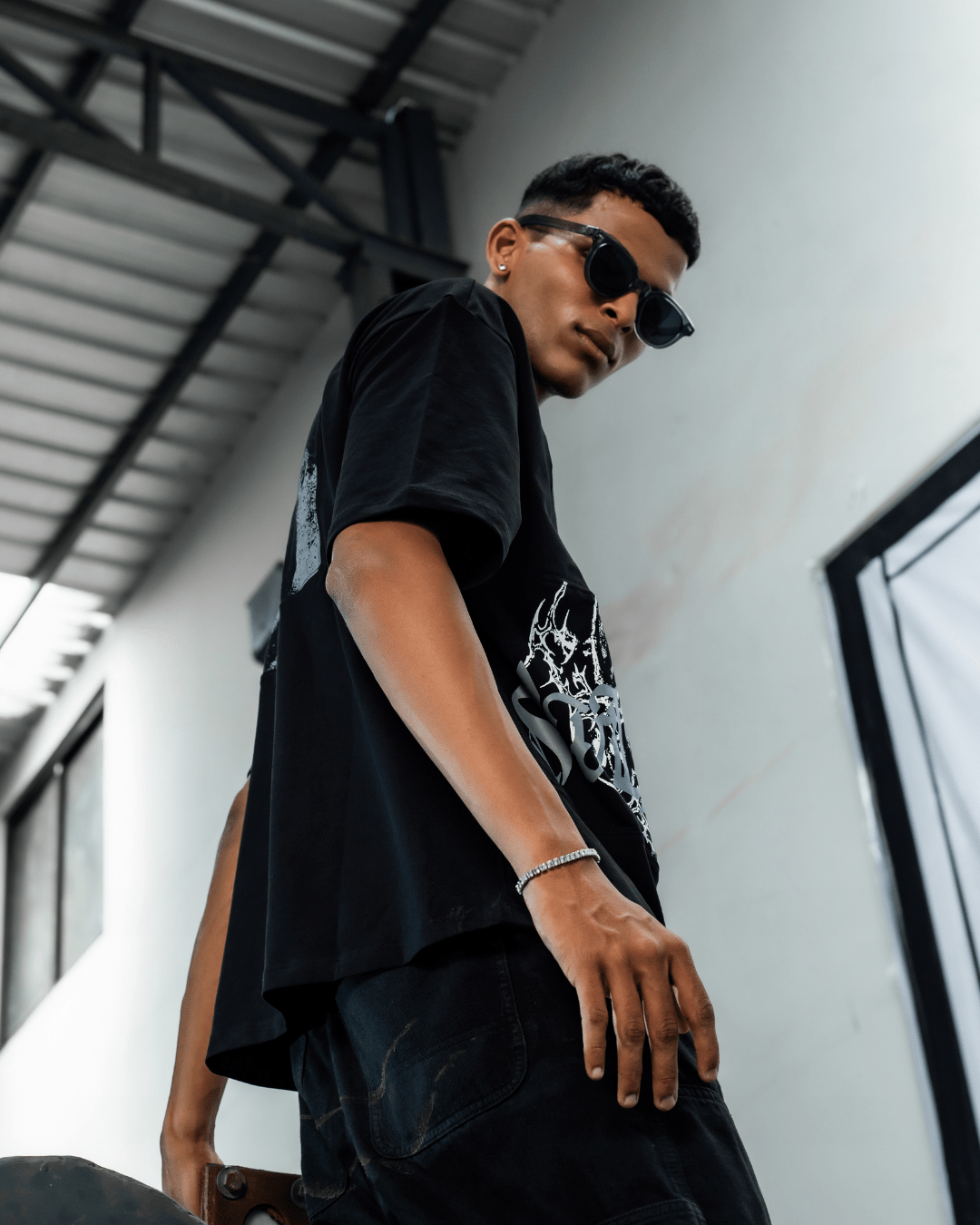 ANGEL GREY PATCH TEE - SULLITT