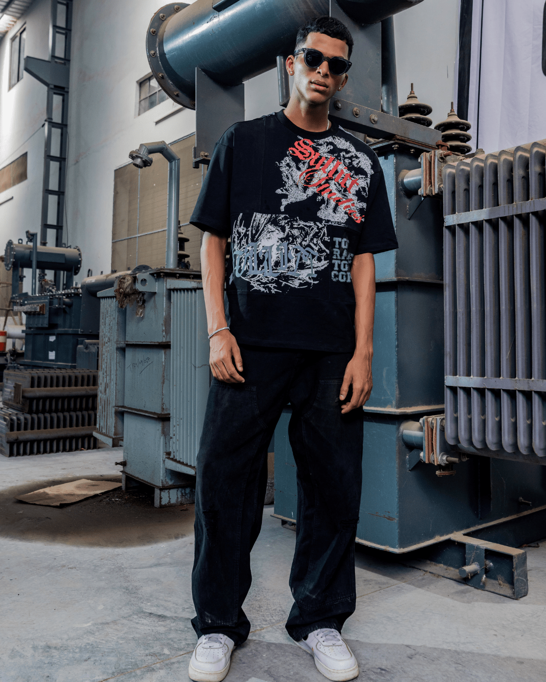 ANGEL GREY PATCH TEE - SULLITT