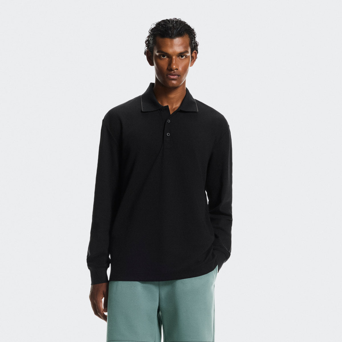 Courtside Long-T Polo - Mens