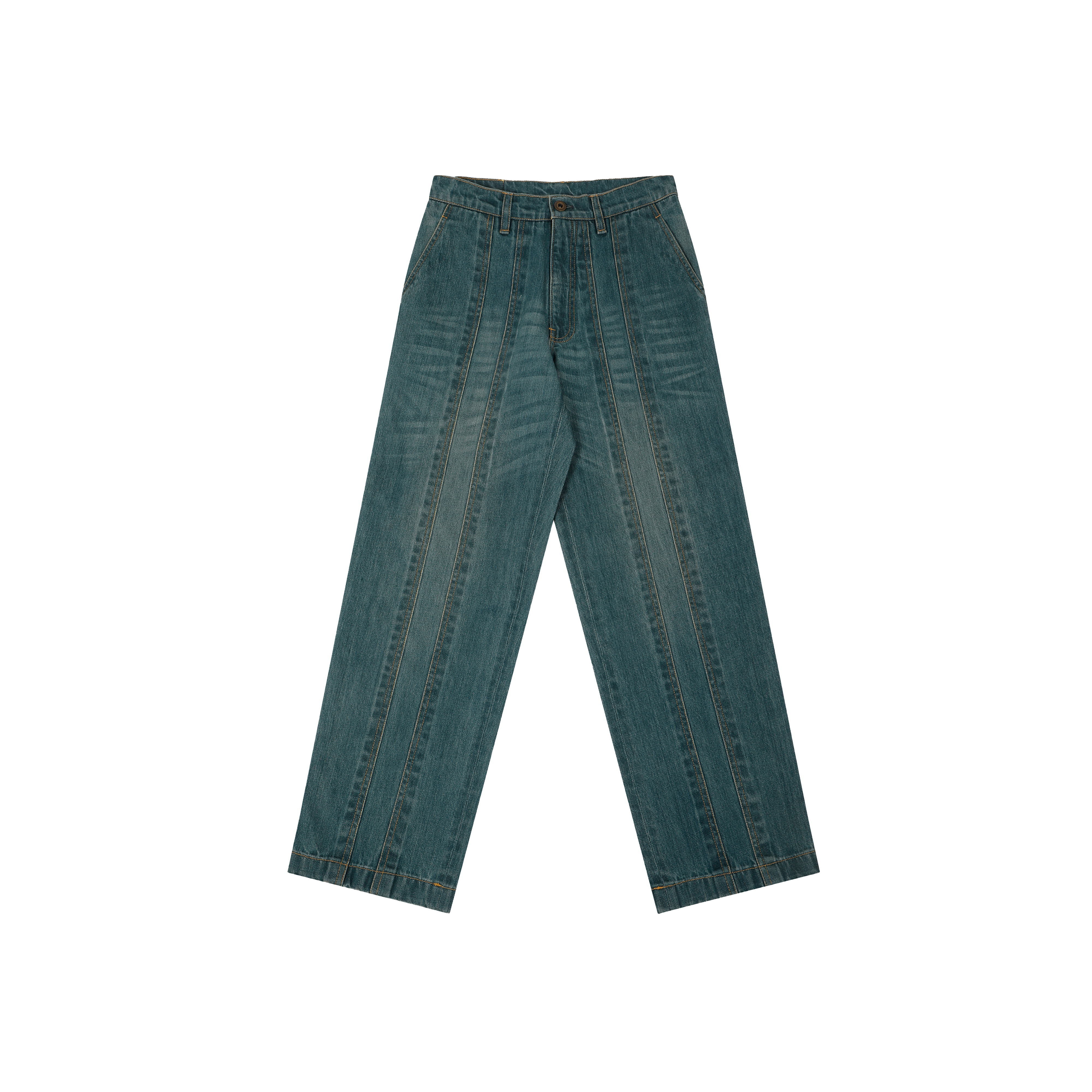 Basic Jeans In Acid Blue