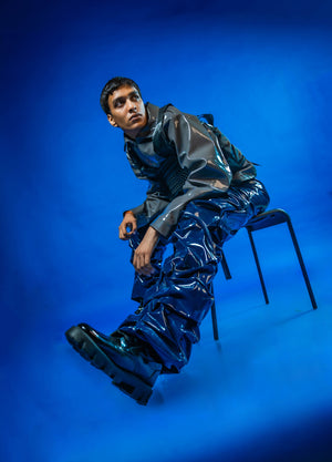 Blue Crusher Pants - Kreflct