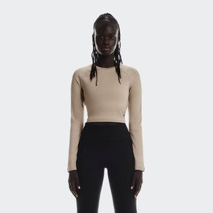Studio Long-T Crop - Womens