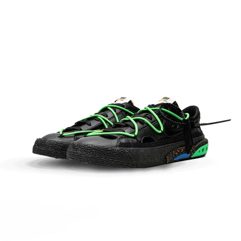 Nike Blazer Low Off-White Black Electro Green