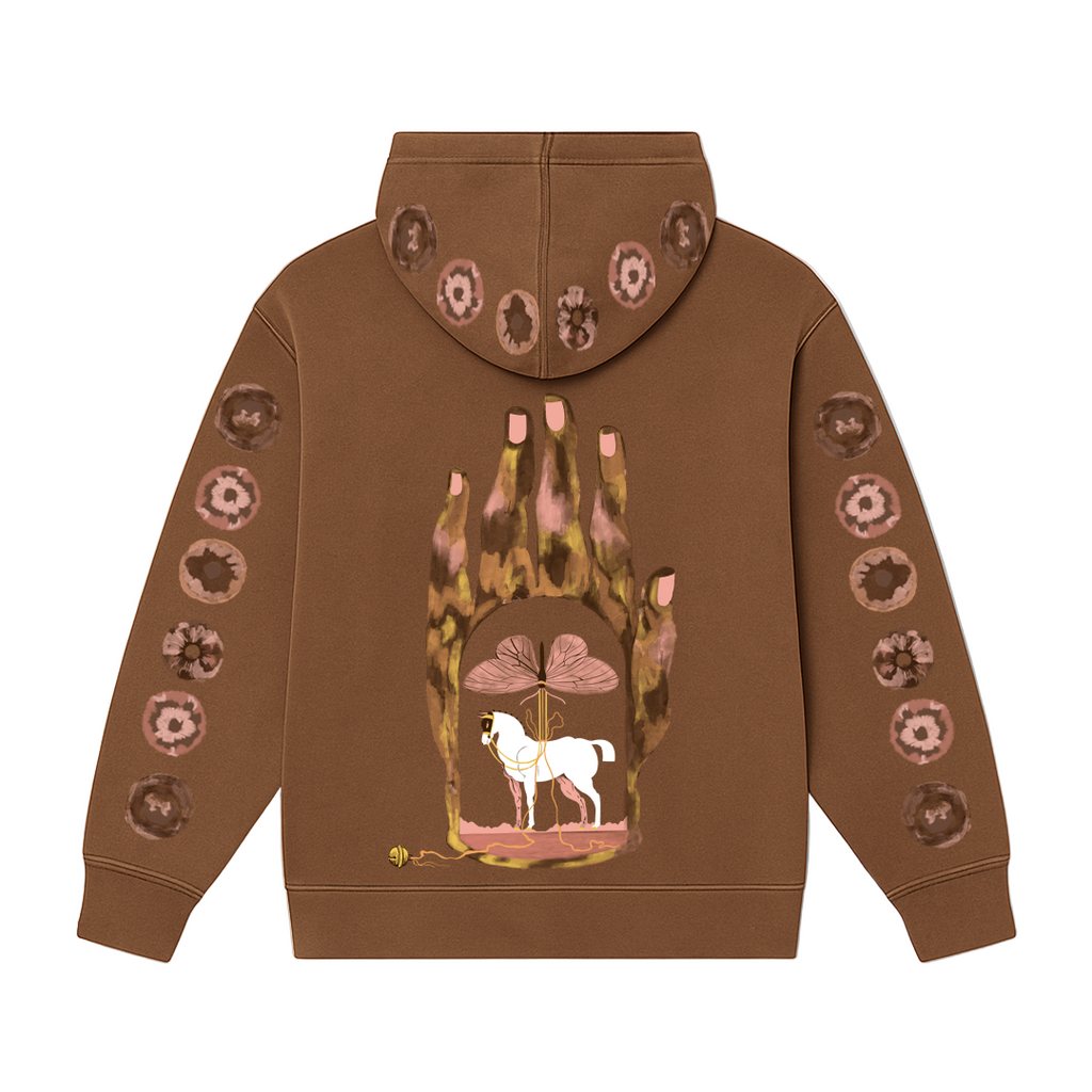 MYSTIC GRASP HOODIE (BROWN)