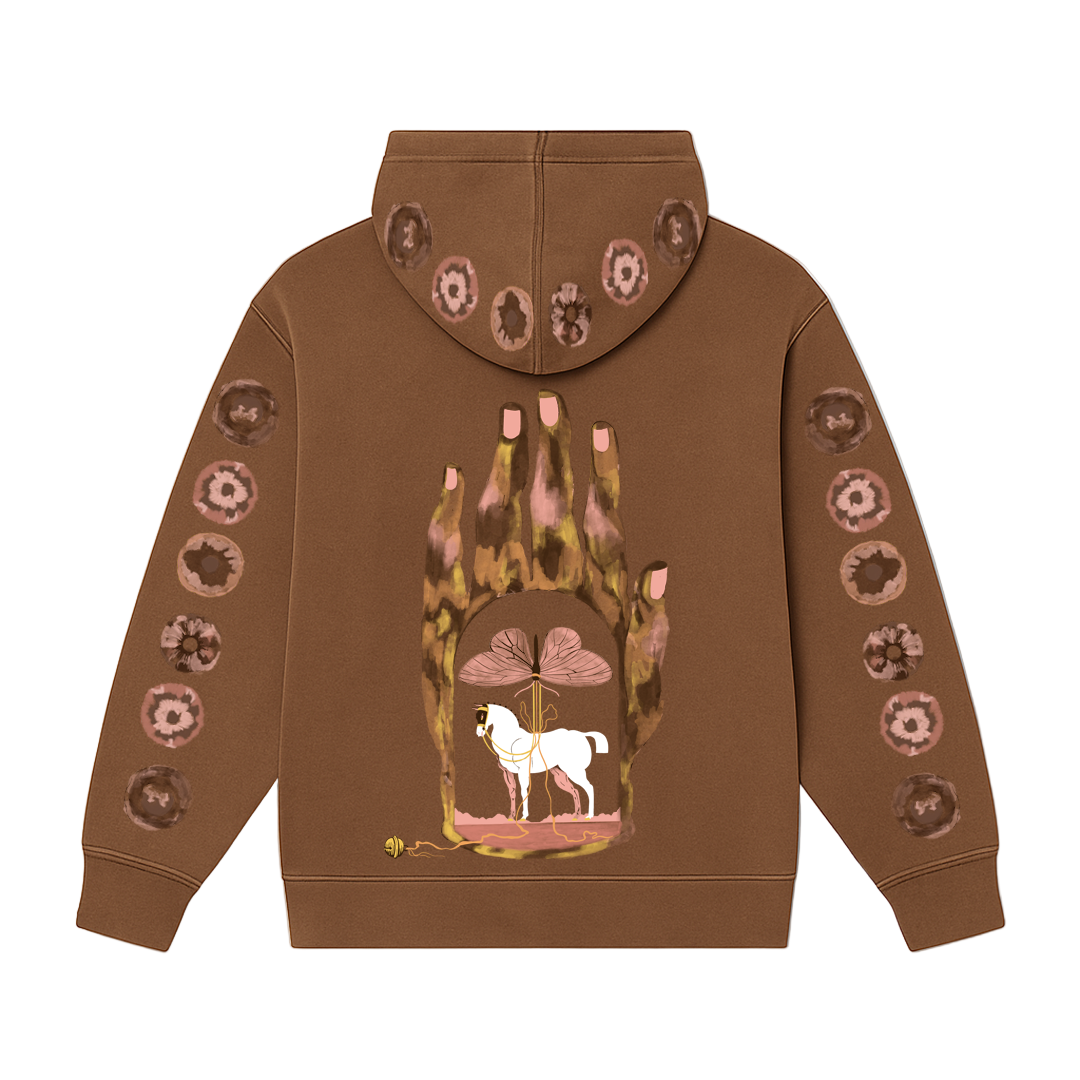 MYSTIC GRASP HOODIE (BROWN)