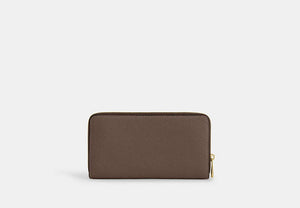 Long Zip Around Wallet - Gold/Dark Stone
