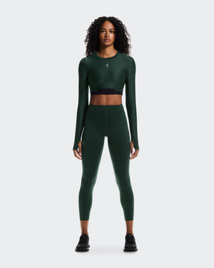 Train Long Sleeve Crop - Womens