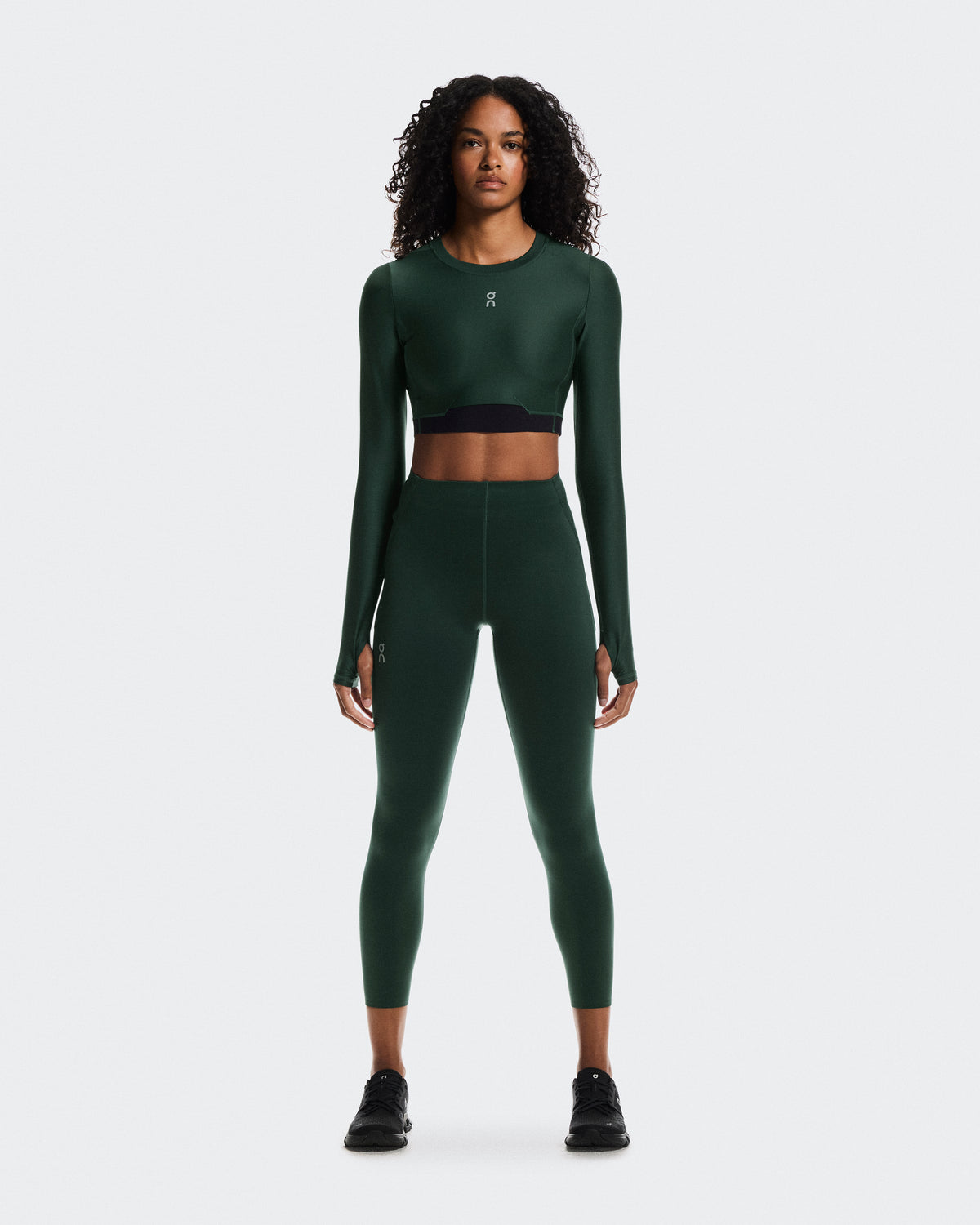 Train Long Sleeve Crop - Womens
