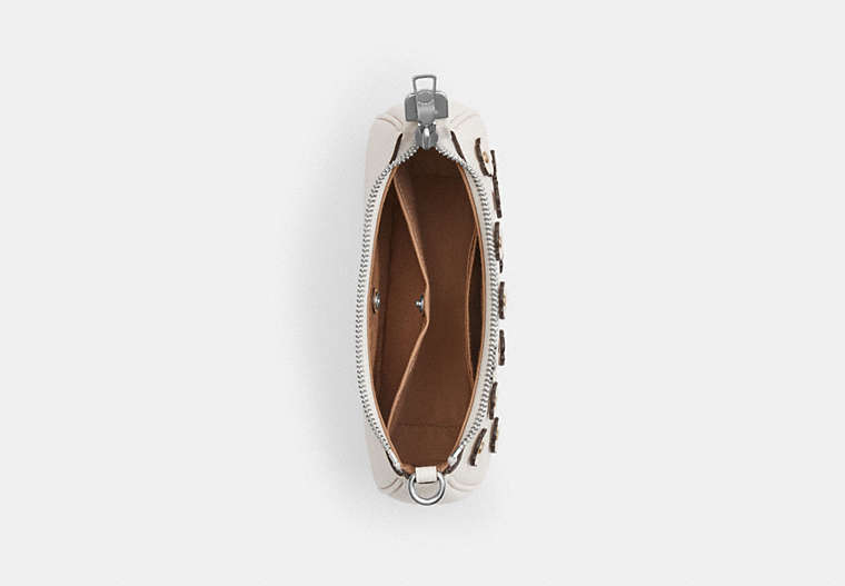 Teri Mini Crossbody Bag - Silver/Chalk