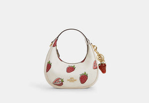 Signature Bag Charm - Gold/Bold Red