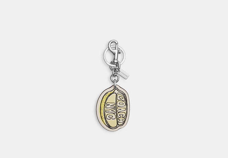 Lemon Bag Charm - Silver/Garden Glade Multi