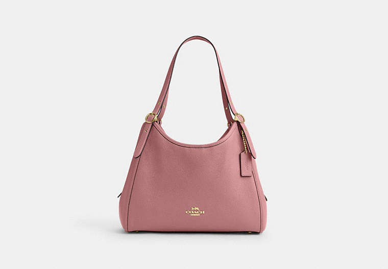 Erin Shoulder Bag - Gold/Peony