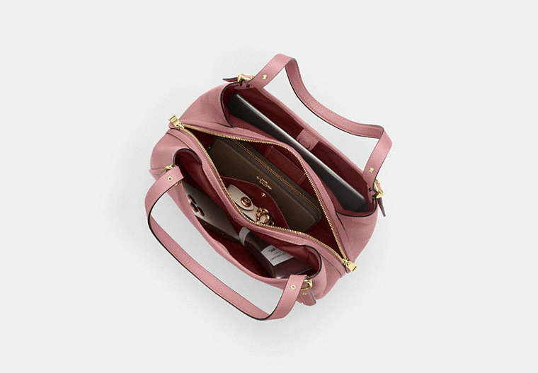 Erin Shoulder Bag - Gold/Peony