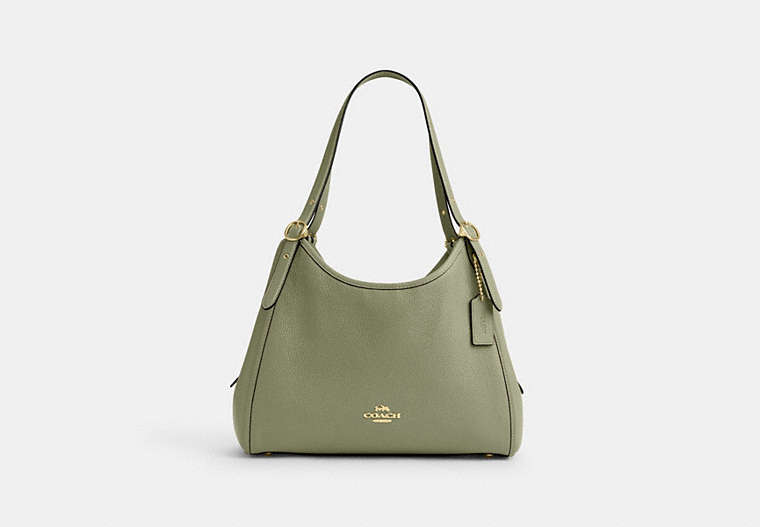 Erin Shoulder Bag - Gold/Pistachio