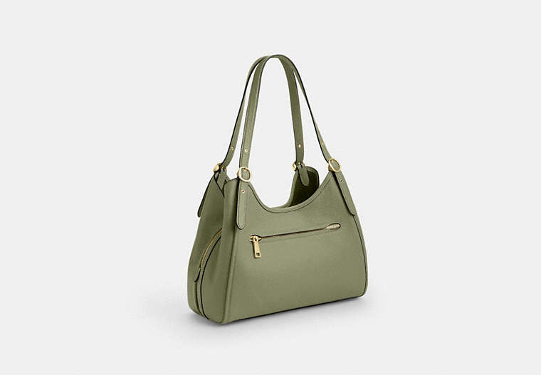 Erin Shoulder Bag - Gold/Pistachio