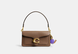Snail Bag Charm - Brass/Purple Multi