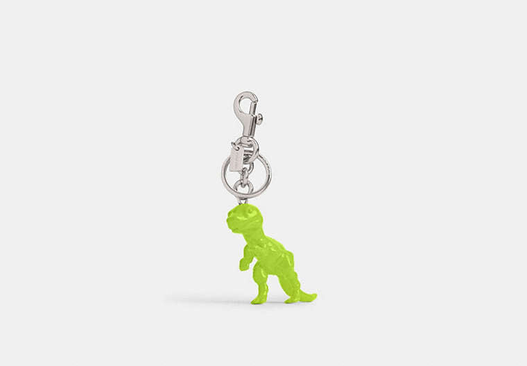 Signature Bag Charm - Silver/Green