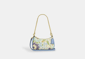 Teri Mini Crossbody Bag - Gold/Blue Bell Multi