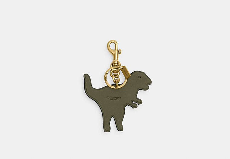 Signature Bag Charm - Brass/Green