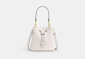 Rowan Bucket Bag - Gold/Chalk