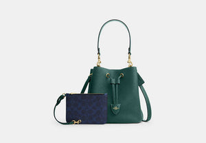Rowan Bucket Bag - Im/Emerald