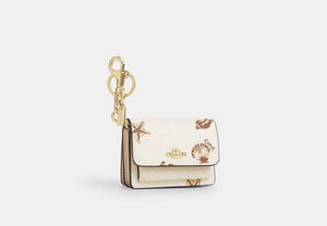 Signature Bag Charm - Gold/Chalk Multi