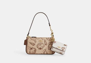Strawberry Bag Charm - Gold/Chalk Multi
