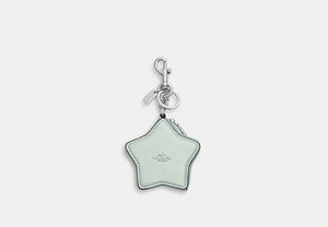 Mini Carmen Bag Charm - Silver/GREEN