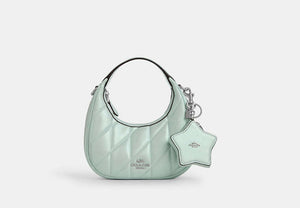 Star Bag Charm - Silver/GREEN