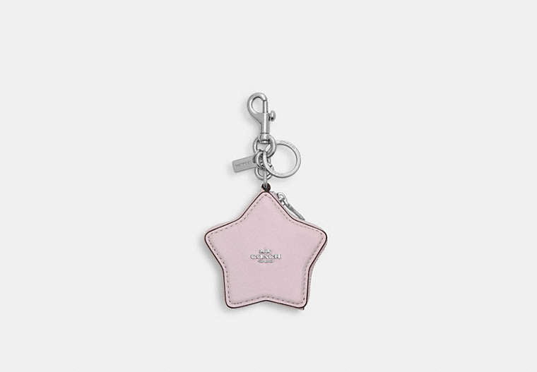 Signature Bag Charm - Silver/PINK