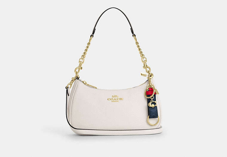 Signature Bag Charm - Gold/Den Gold/Bold Red