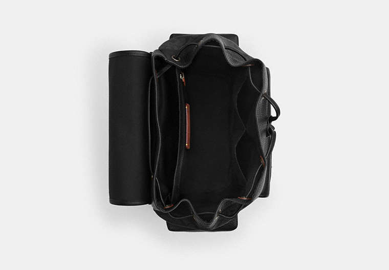 Sprint Backpack In Signature Jacquard - Gunmetal/Charcoal Multi