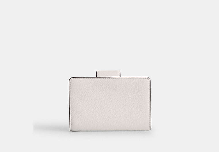 Medium Corner Zip Wallet - Gold/Chalk