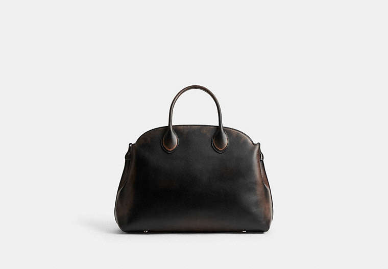 Soft Empire Carryall Bag 40 In Loved Leather - Silver/Black Brown