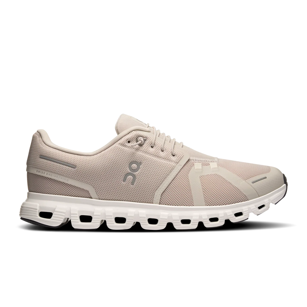 On Running Cloud 6 Pearl | White