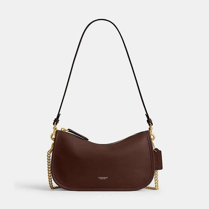 Coach Waverly Bag Natural Grain Leather-Brass-Maple