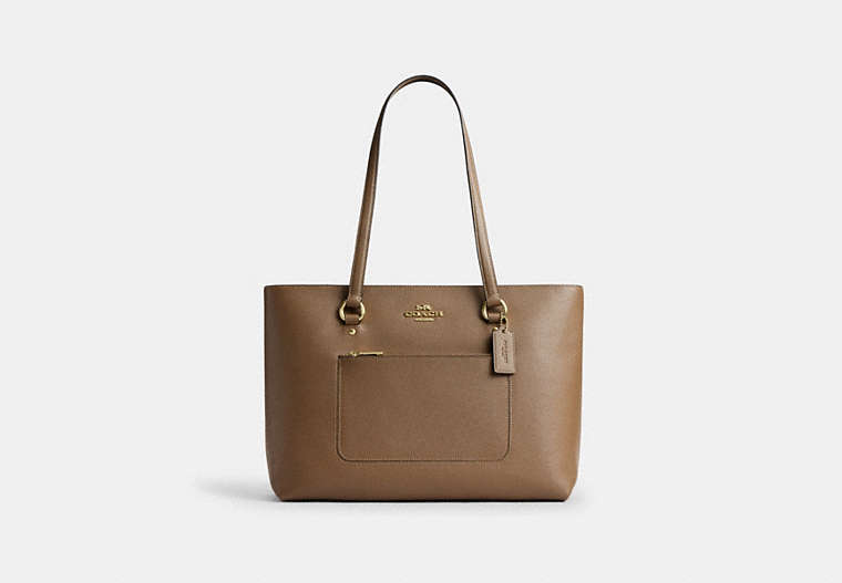 Station Tote Bag - Gold/Dark Stone